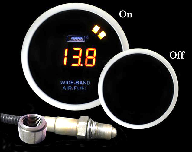 Widebandamber21.2.jpg Wideband Air/Fuel Ratio Gauge</br> </br>PS401 - Image 1